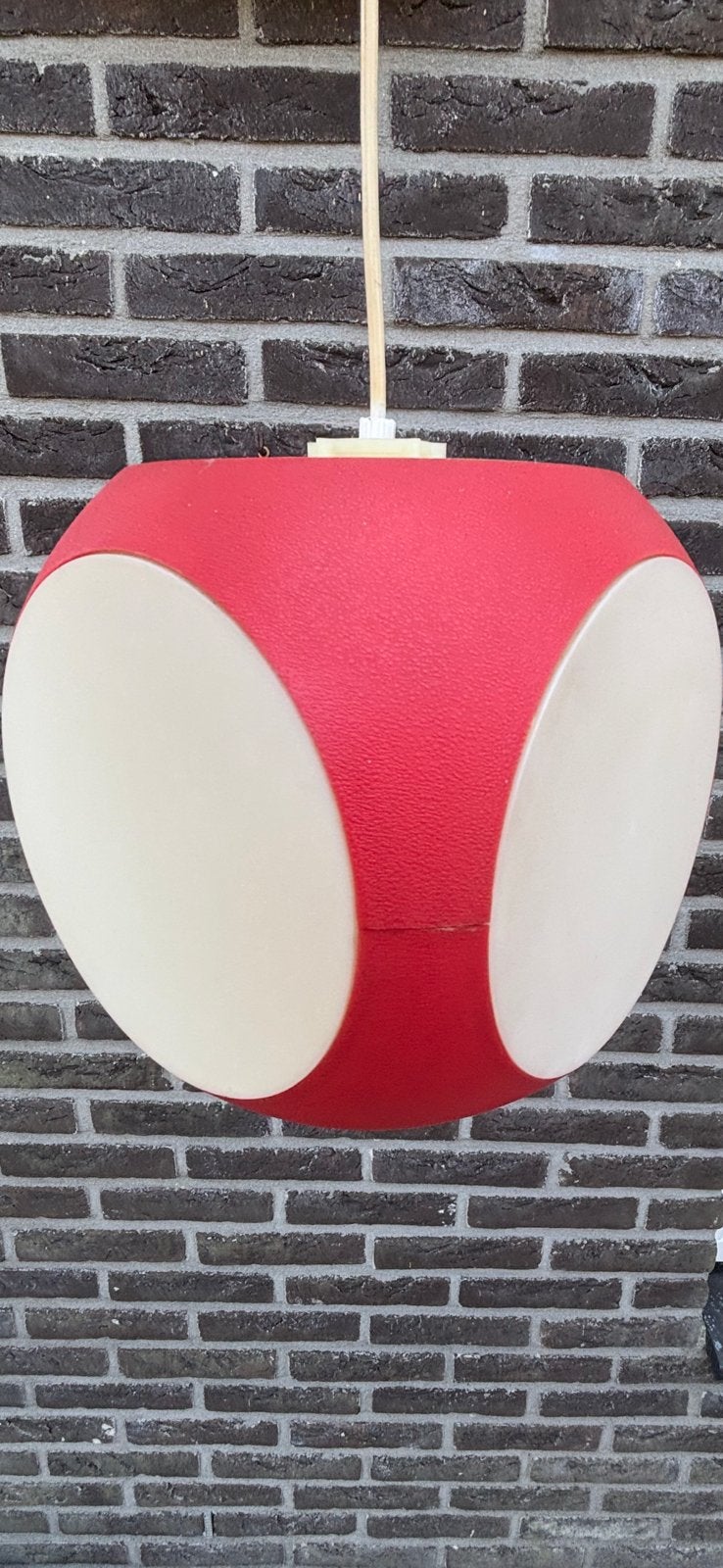 Retro, space age lamp, Ophalen of Verzenden, Gebruikt, Minder dan 50 cm