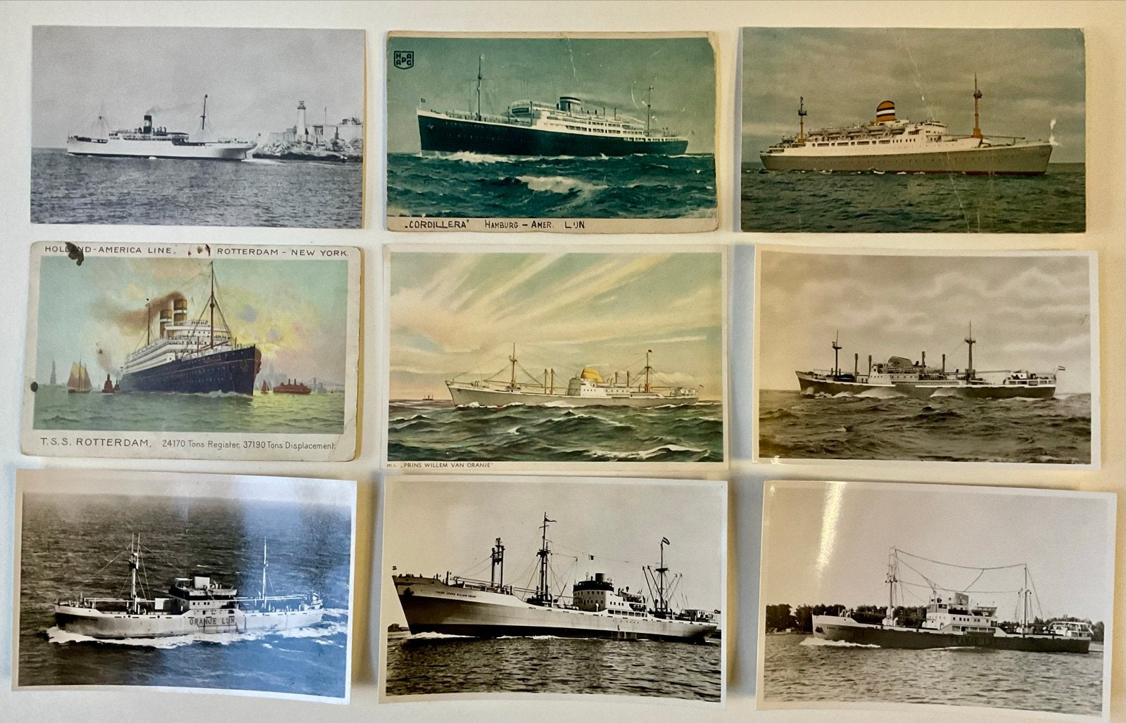 27 Ansichten en Foto's van Schepen - Maritieme Collectie, Verzamelen, Ophalen of Verzenden, 1940 tot 1960, Gelopen
