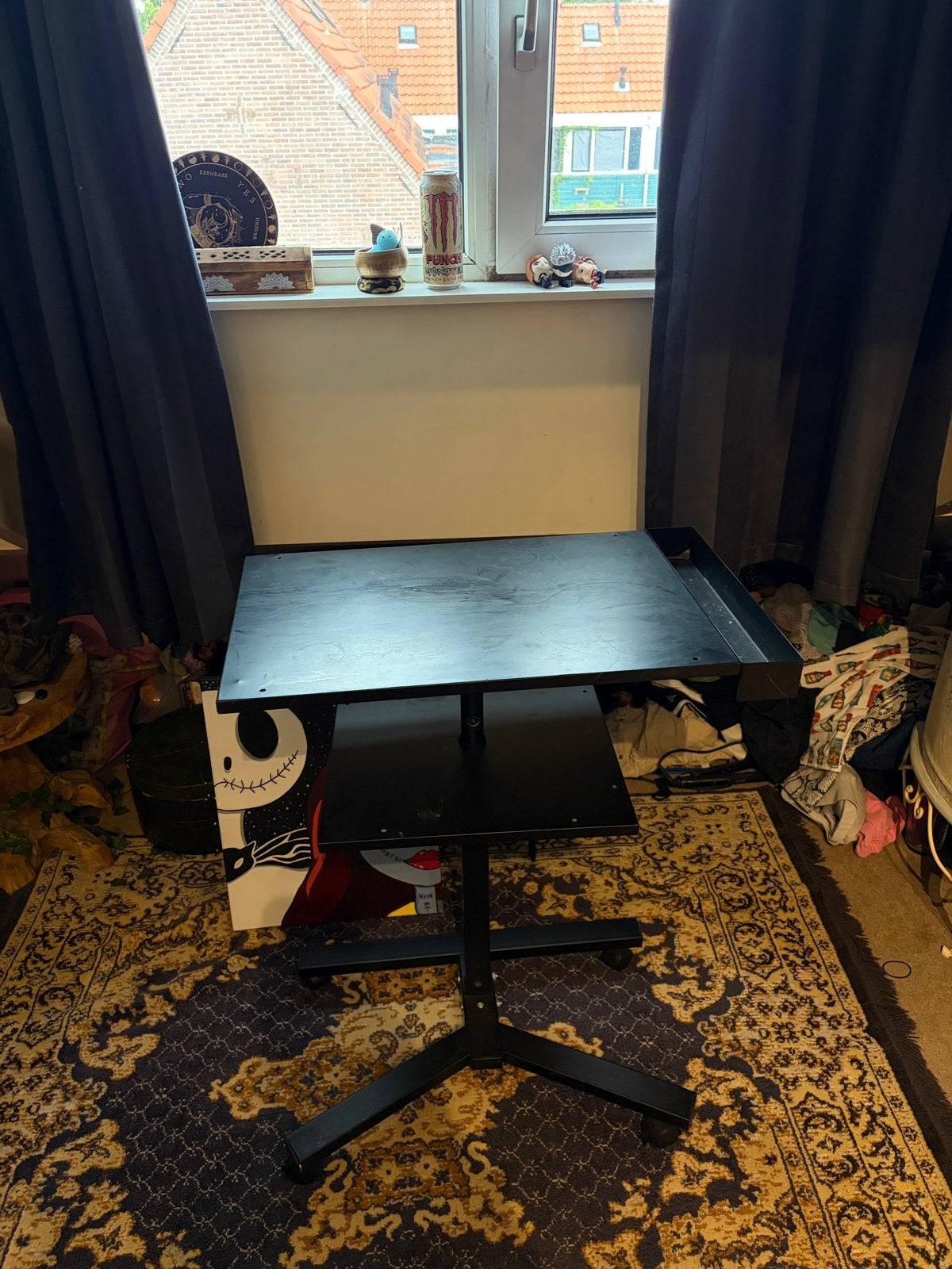 Tattoo station, Gebruikt, Metaal of Aluminium, 60 cm of meer, Rechthoekig