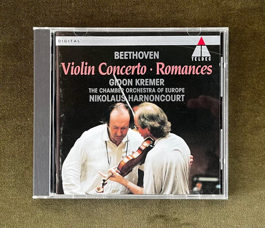 Beethoven: Violin Concertos - Kremer, Harnoncourt, Ophalen of Verzenden, Classicisme, Zo goed als nieuw, Orkest of Ballet
