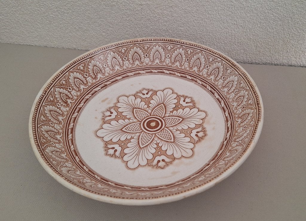 Petrus Regout - Tancrede schaal 25 cm doorsnede, Antiek en Kunst, Ophalen of Verzenden