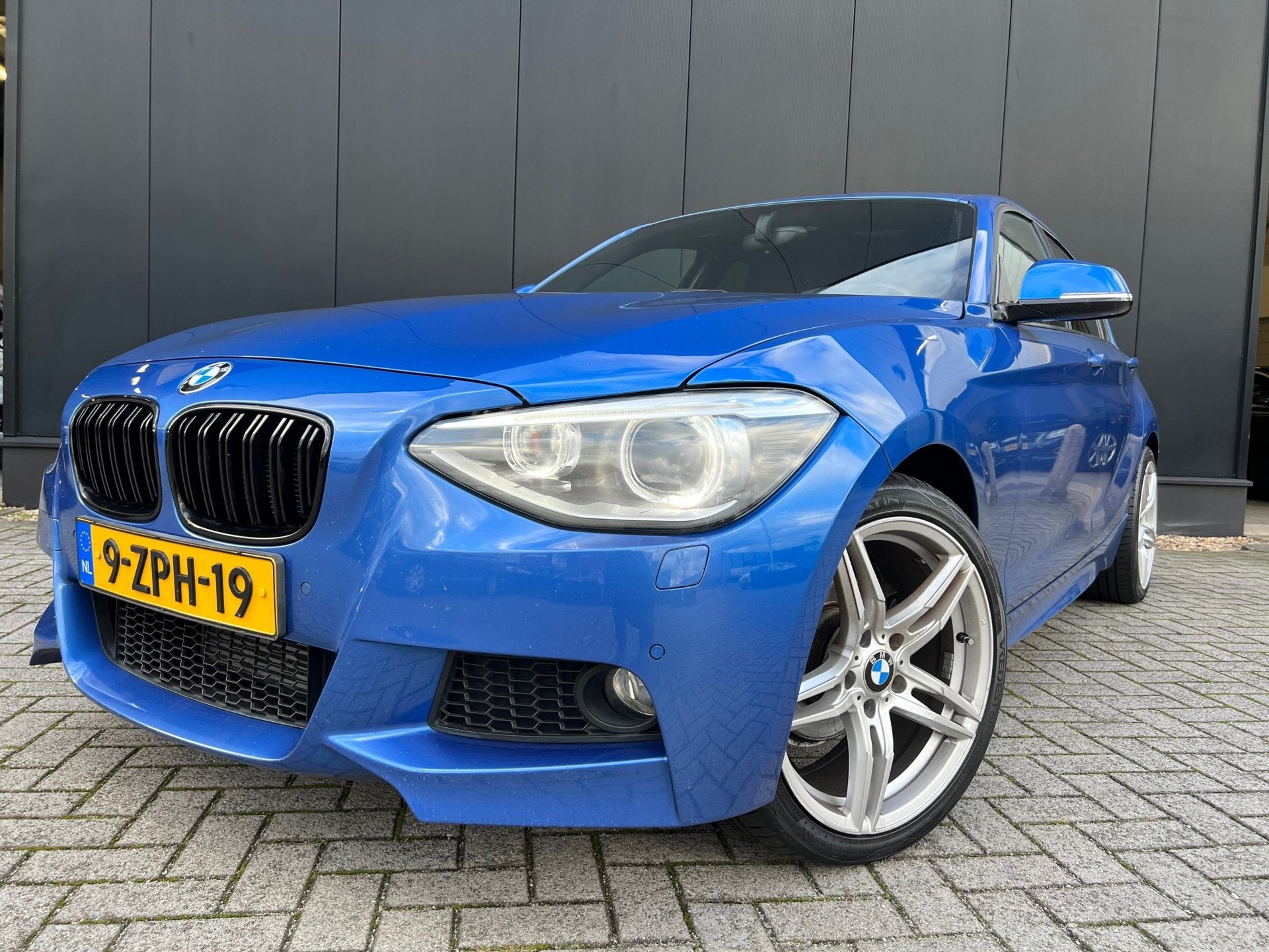 BMW 1-serie 116i M-Sport '12 Automaat/Navi/18'Lmv/Apk11-'26, Euro 5, 4 cilinders, Blauw, Alcantara