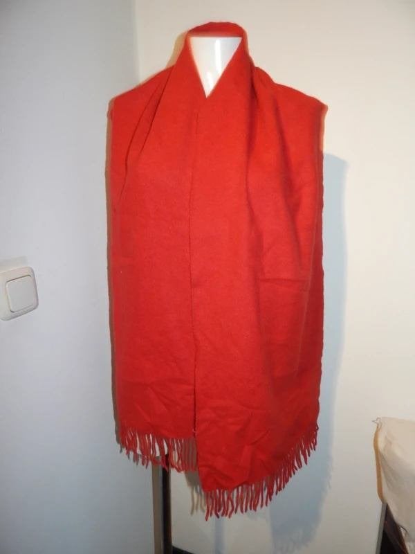 Dquared2 vuur rode shawl angora wol cashmere, Verzenden, Maat 46/48 (XL) of groter, Dsquared2, Sjaal