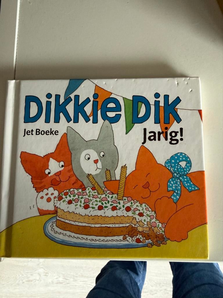 Dikkie Dik Jarig! - Jet Boeke (Gebruikt), Ophalen of Verzenden, Gelezen, Prentenboek