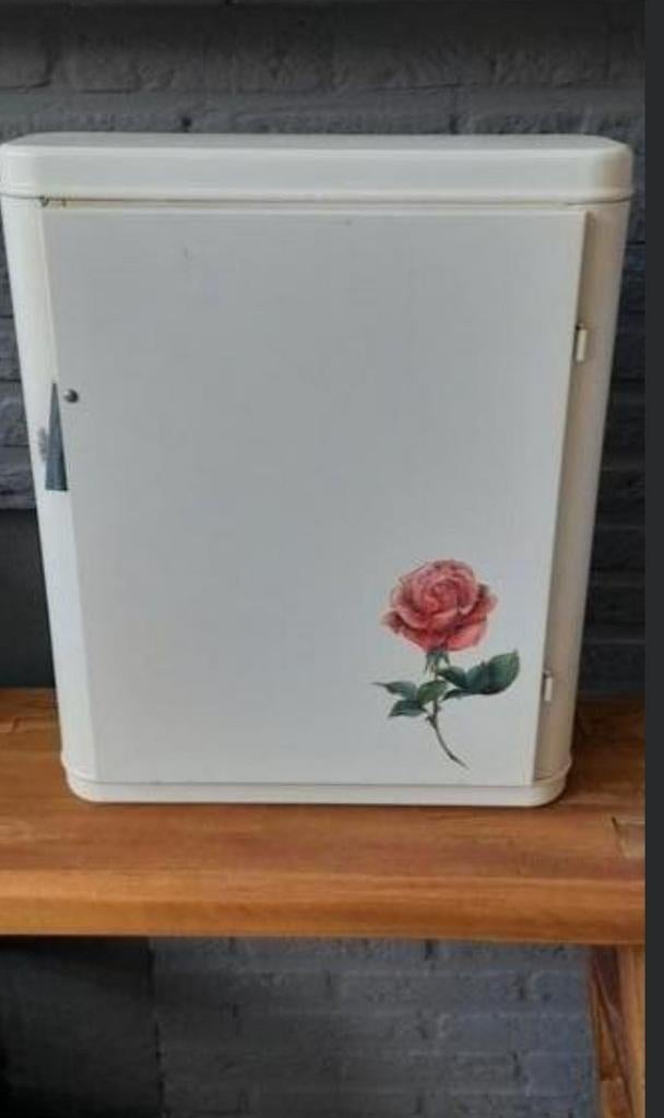 Vintage origineel Brabantia metalen medicijn wand kastje, Ophalen of Verzenden