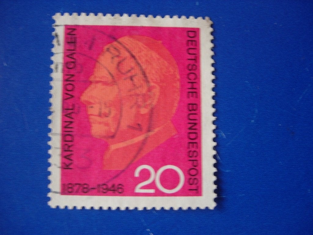 Duitsland 1966 1 zegel Clemens August von Galen, Verzenden, BRD, Gestempeld