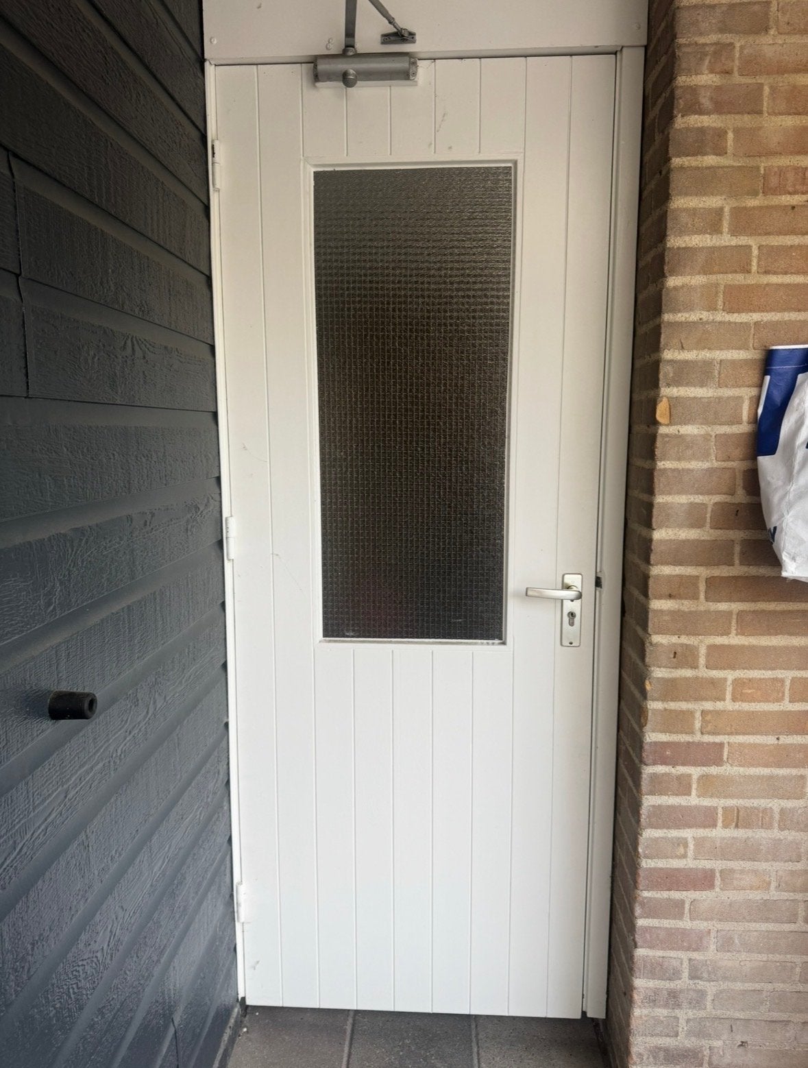 Poortje excl kozijn, Ophalen, Gebruikt, 80 tot 100 cm, 215 cm of meer