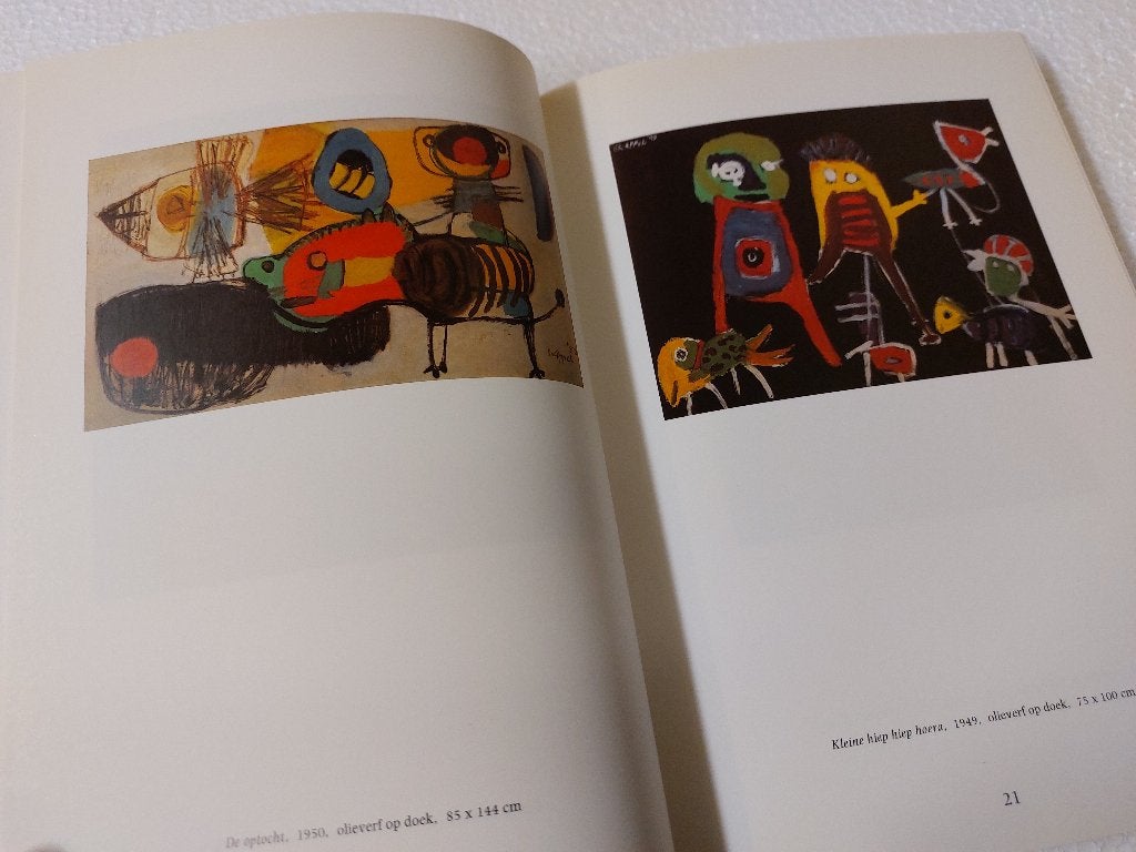 Karel Appel BOEK Ik wou dat ik een vogel was Rudi Fuchs, Verzenden, Gelezen, Schilder- en Tekenkunst