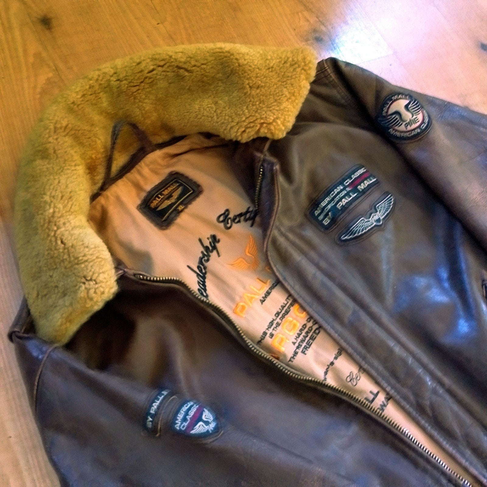 Fraai klassiek Pall Mall piloten jack!, Kleding | Heren, Bruin, Pall Mall PME Legend, Maat 56/58 (XL), Ophalen of Verzenden