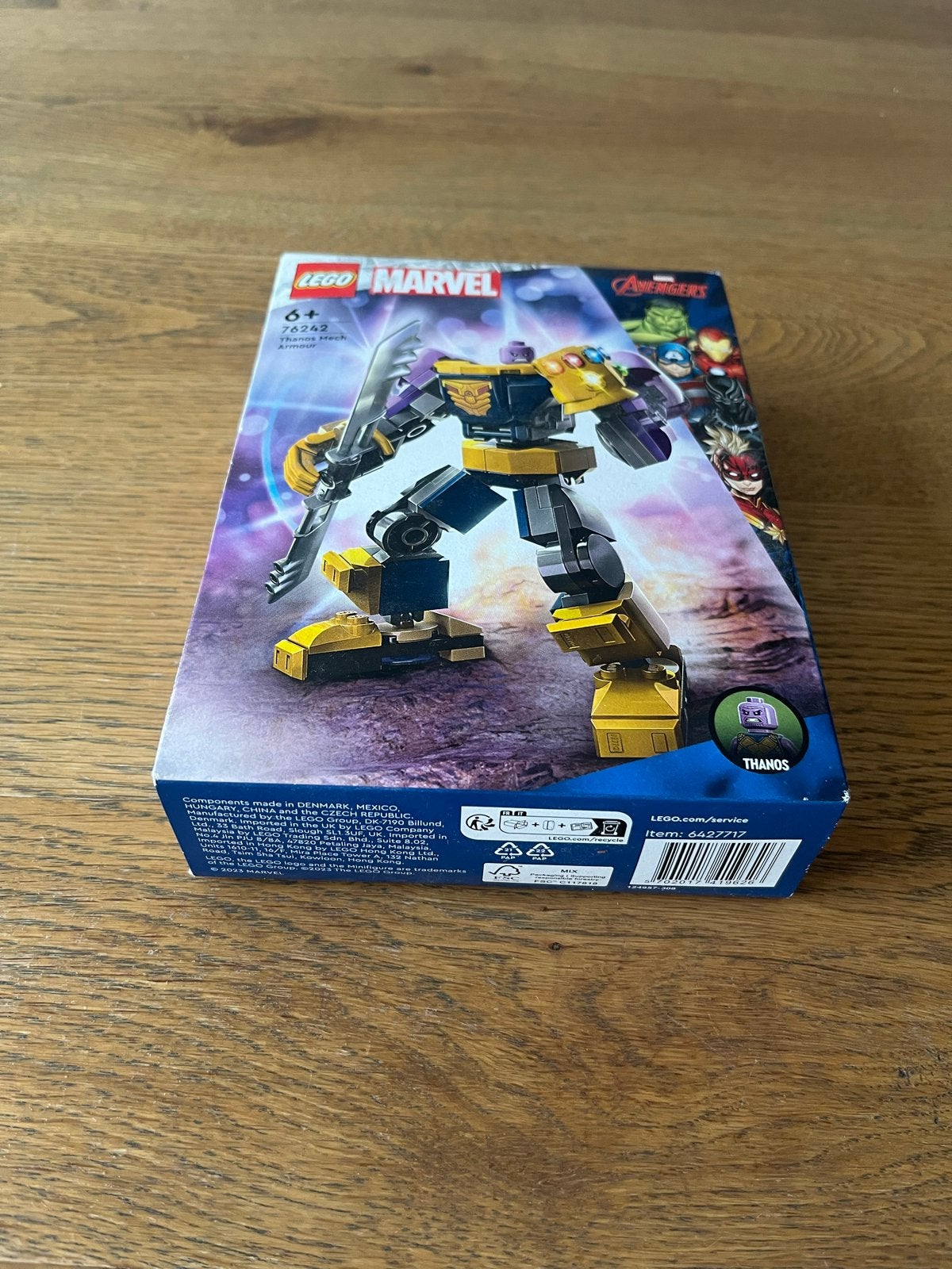 Ongeopend LEGO Marvel 76242: Thanos Mech Armor, Ophalen, Marvel, Lego, Nieuw