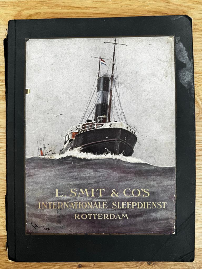 L. Smit & Co’s internationale sleepdienst Rotterdam, Ophalen of Verzenden, Gebruikt, Kaart, Foto of Prent