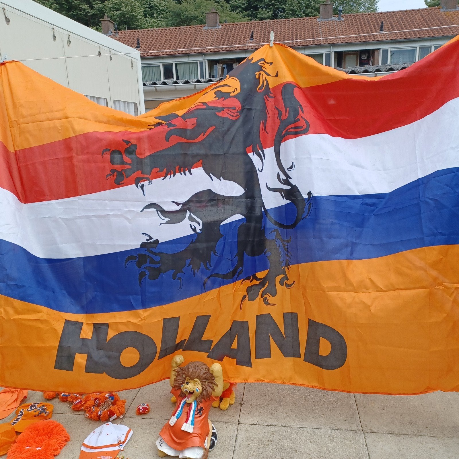 VEEL Orange/Nederland voetbal decoratie 30€, Ophalen of Verzenden