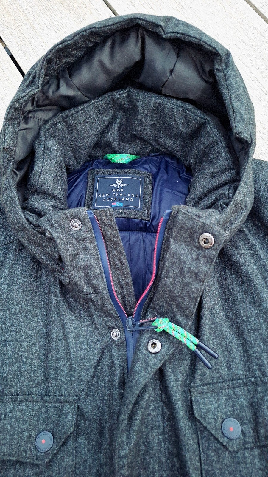 * Mooie winterjas van NZA - Donkergroen/grijs - maat XXXL  *, Meerkleurig, Overige maten, Ophalen of Verzenden, NZA