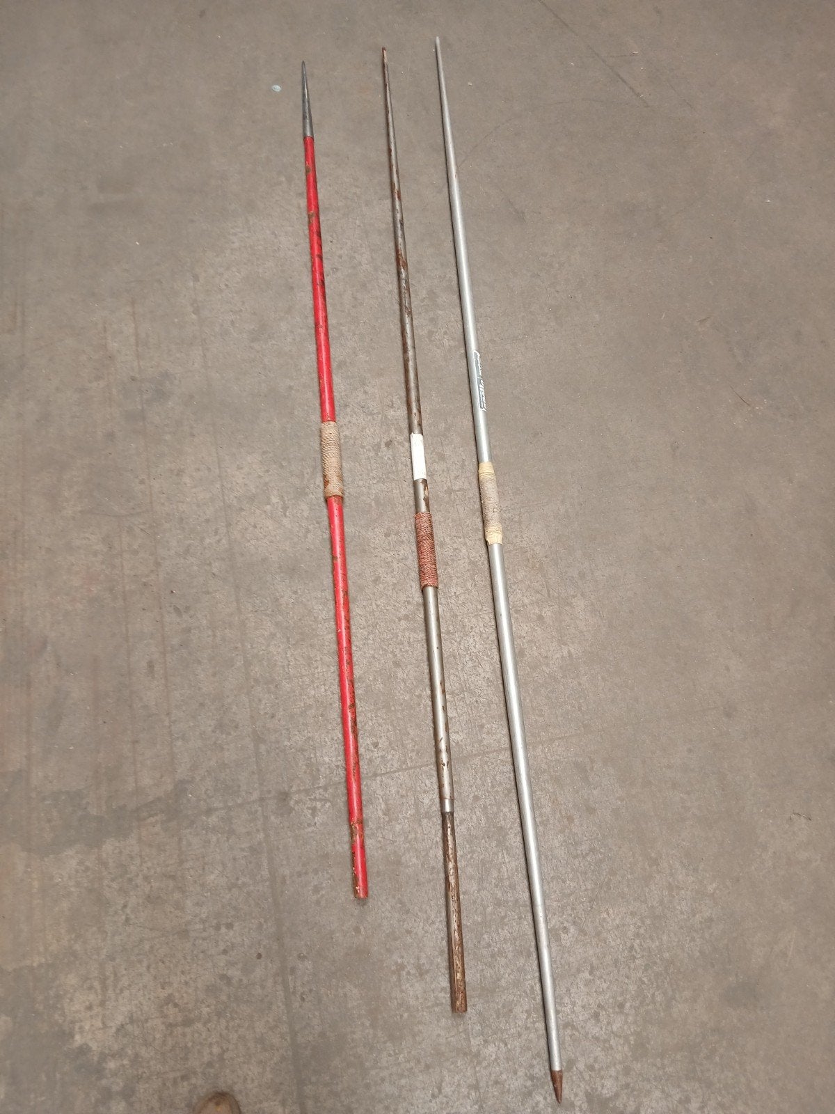 Set van 3 speerwerpsperen - Gebruikt speer, Ophalen, Speer, 3 x, Speren