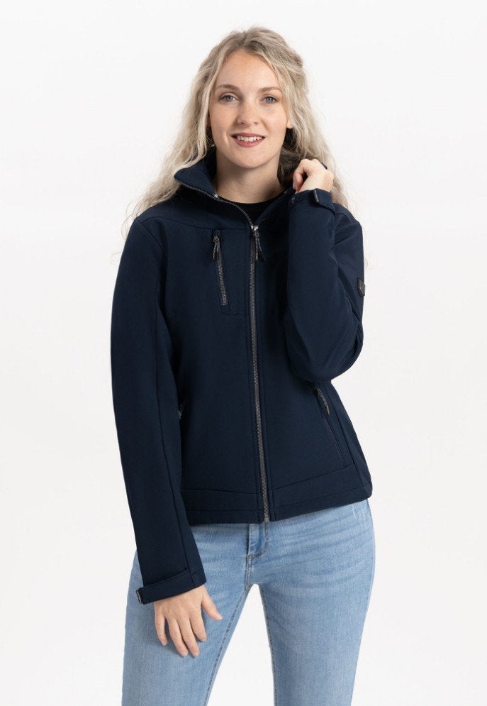 Kjelvik Softshell Jas - Ademend & Waterafstotend - Maat 48, Blauw, Maat 46/48 (XL) of groter, Ophalen of Verzenden, Zo goed als nieuw