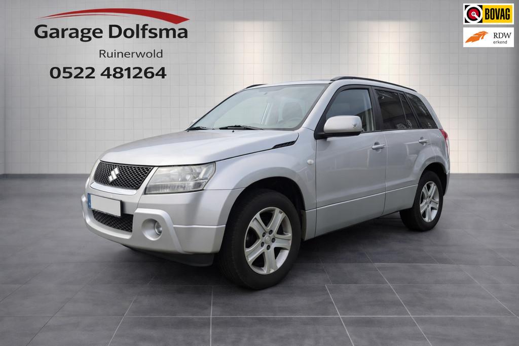Suzuki Grand Vitara 2.0-16V JLX-Trekhaak-PDC-4X4-Automaat-, Automaat, Stof, Zwart, 4 cilinders