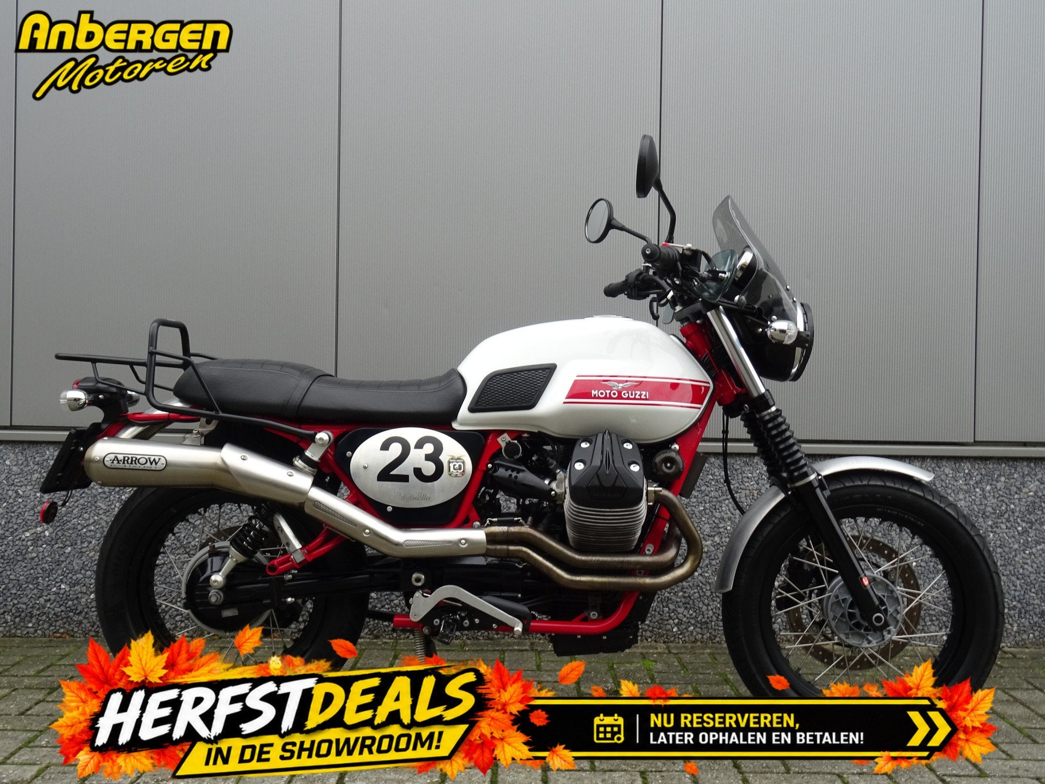 Moto Guzzi V 7 II STORNELLO ABS (bj 2016), 744 cc, Toermotor, Gebruikt, Bedrijf