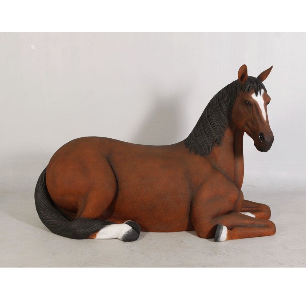 Horse Resting – Paard beeld Lengte 178 cm, Verzamelen, Dierenverzamelingen, Ophalen, Nieuw, Overige soorten, Overige typen