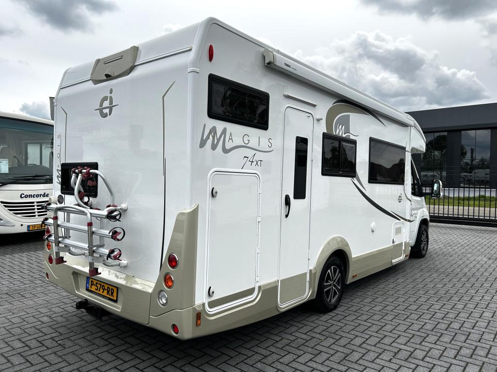 Fiat CI Magis 74 XT Stapelbed/Hefbed/2016/Airco/Euro-5/7.3M!, Caravans en Kamperen, Campers, Overige merken, Fiat, 7 tot 8 meter