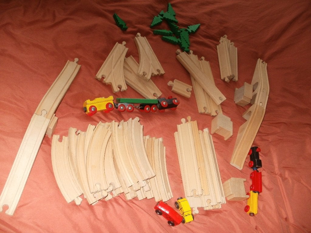 brio treinbaan met bruggen wissels, Kinderen en Baby's, Ophalen of Verzenden, Gebruikt