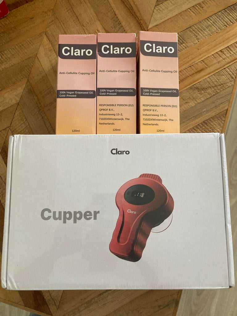 Claro Cupper Anti-Cellulite Cupping Set Nieuw, Ophalen, Nieuw, Overige typen