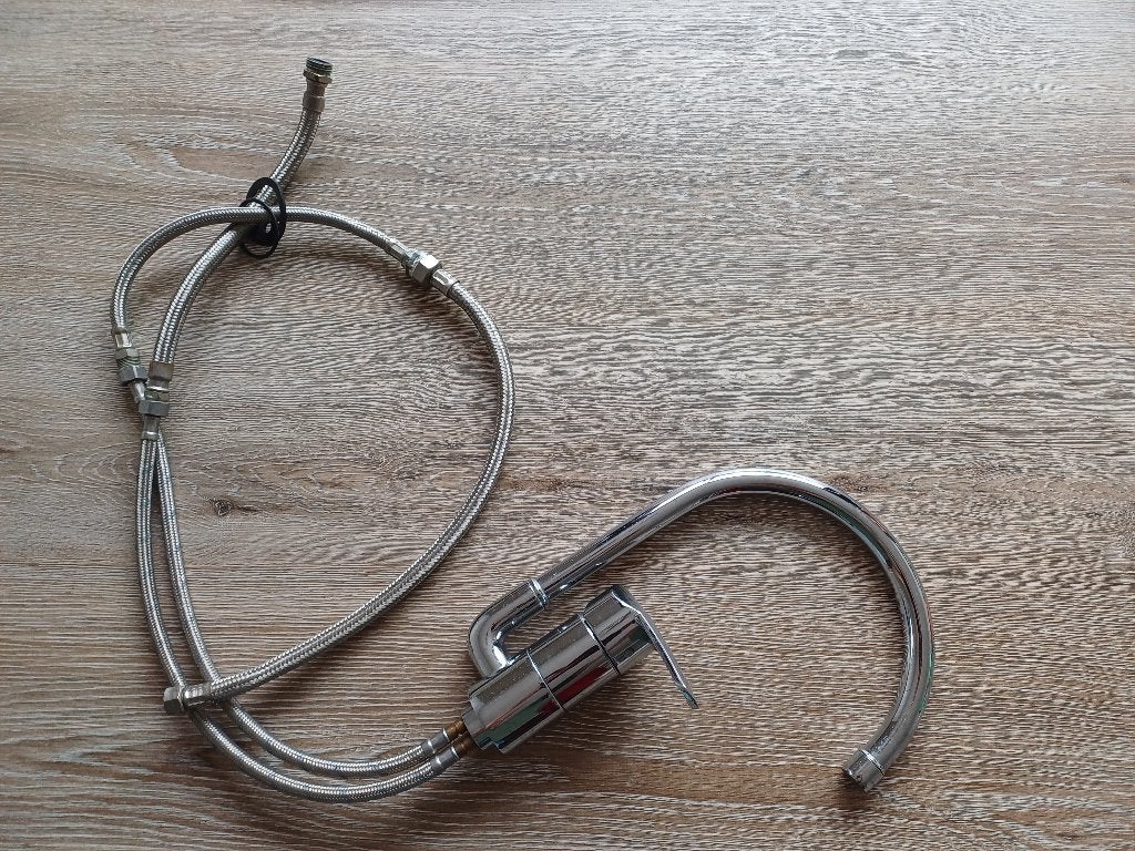 warm en koud kraan, Ophalen, Gebruikt, Chroom, Kraan