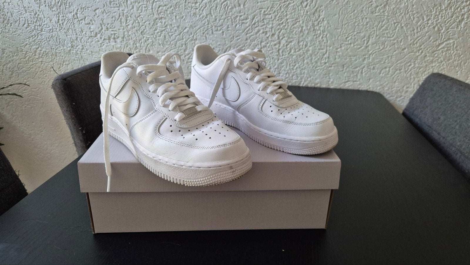Nike Air Force 1 - Maat 42 - Zo goed als nieuw, Wit, Ophalen of Verzenden, Zo goed als nieuw, Nike Air Force