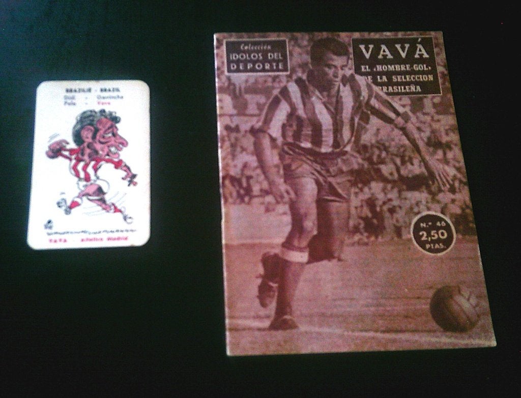 ULTRA ZELDZAME  BIOGRAFIE VAVA [ BRASIL ]  - 1958, Verzamelen, Ophalen of Verzenden, Gebruikt, Buitenlandse clubs, Spelerskaart