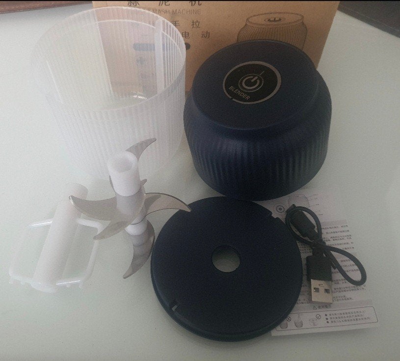Elektrische Mini Hakmolen / Knoflookpers, Snijmachine, Ophalen of Verzenden, Nieuw