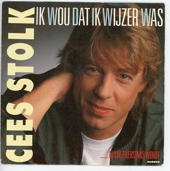 ( Kerst ) Single van Cees Stolk uit 1989, Cd's en Dvd's, Vinyl | Nederlandstalig, 7 inch, Ophalen of Verzenden, Zo goed als nieuw