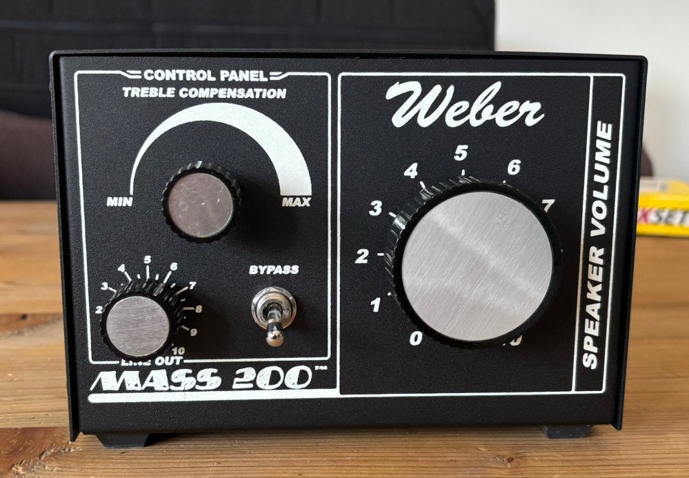 Weber Mass 200 Attenuator, Ophalen of Verzenden, Zo goed als nieuw
