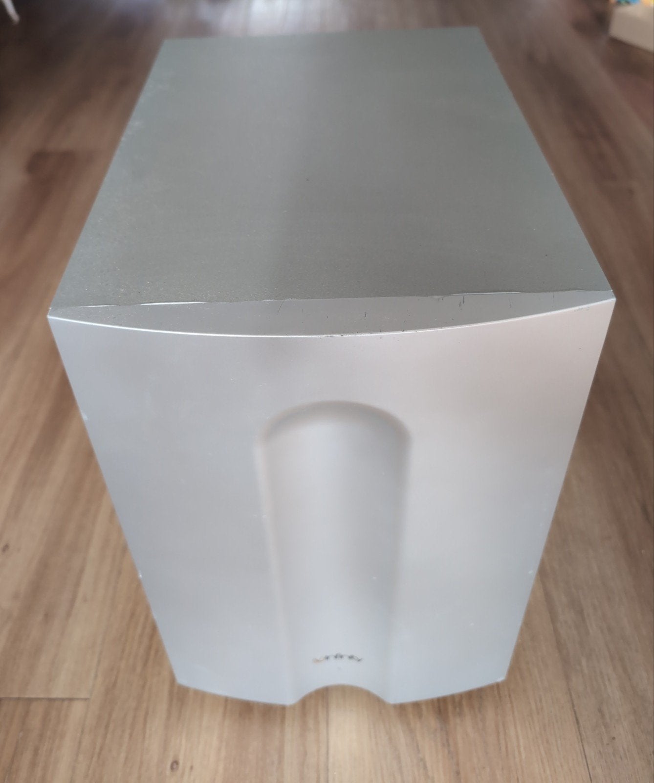 Subwoofer Infinity TSS-450 (met mankement), Gebruikt, Subwoofer, Geschikt voor surround/home cinema, Ophalen