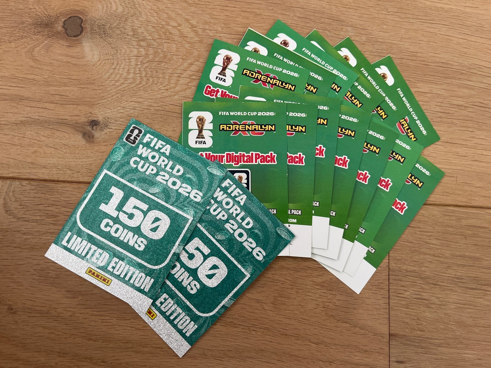 Digital Packs & Coins FIFA World Cup 2026 Adrenalyn XL, Ophalen of Verzenden, Nieuw, Overige sporten, Spelerskaart
