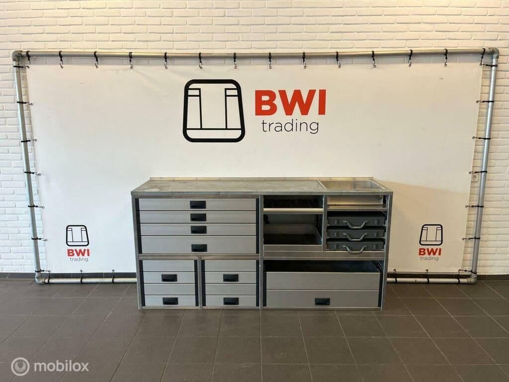Aluca bedrijfswagen inrichting / ladekast / nette staat, Auto diversen, Overige Auto diversen, Ophalen of Verzenden