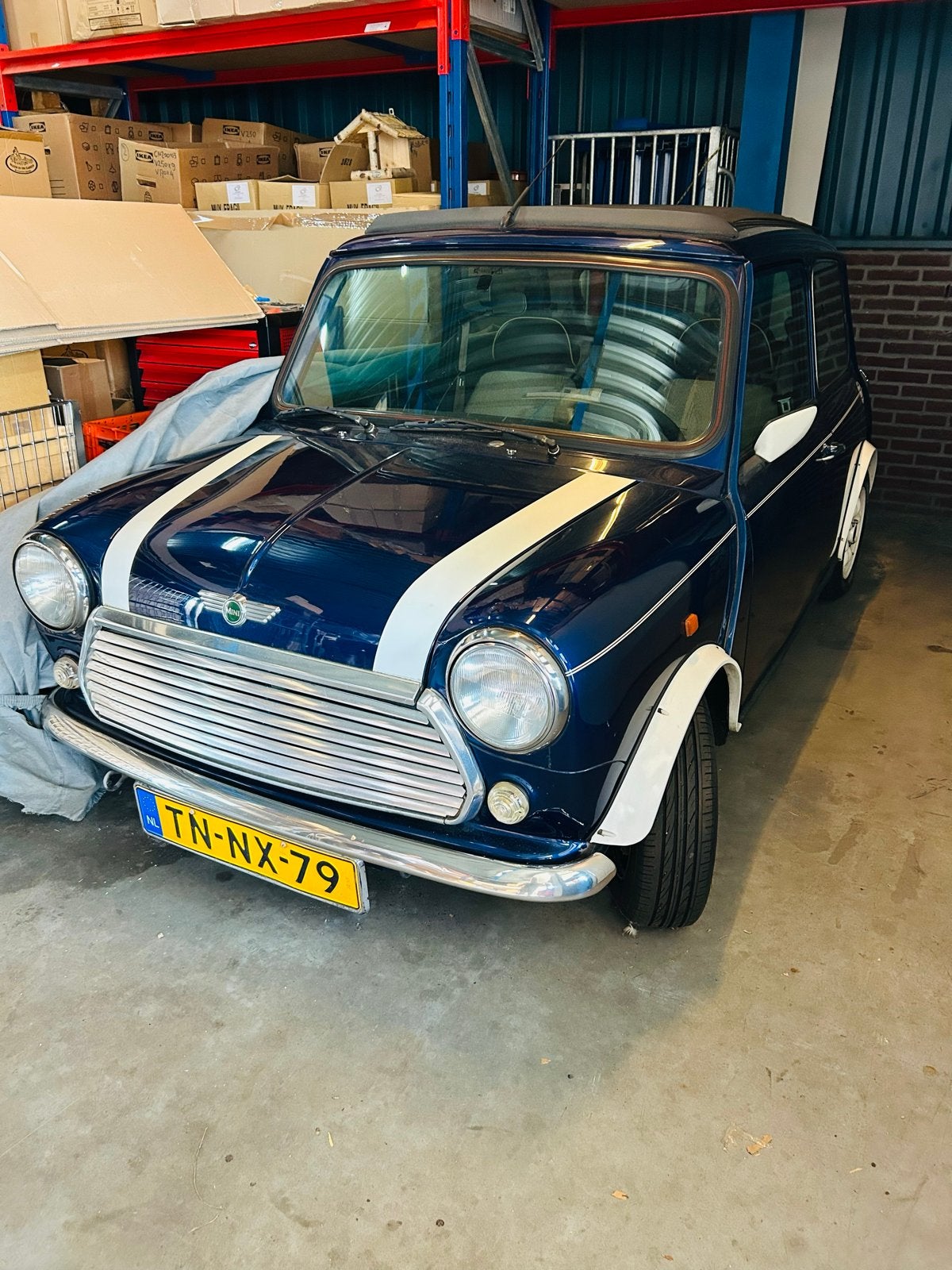 Mini 1300 1.3 I Cooper 1998 Blauw, Auto's, Mini, Voorwielaandrijving, 4 cilinders, Bedrijf, Handgeschakeld