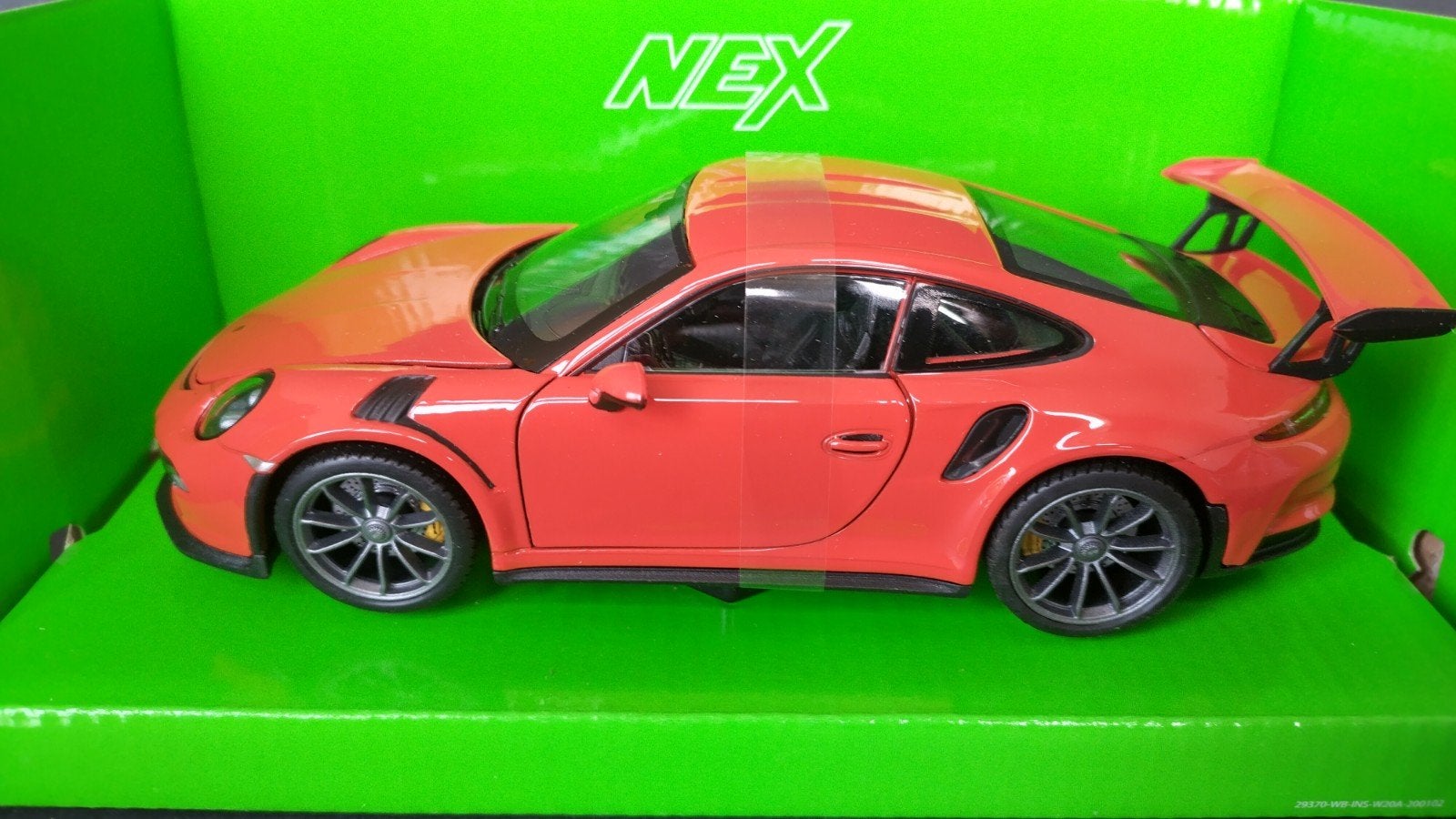 Porsche 911 GT3 RS 1:24 Welly Nex Pol, Hobby en Vrije tijd, Modelauto's | 1:24, Auto, Verzenden, ., Nieuw