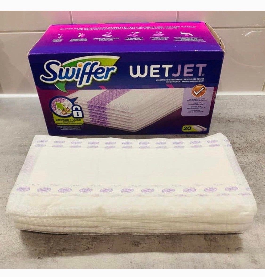 Nieuwe Swiffer WetJet Vloerreiniger Doekjes + 8 Extra, Ophalen of Verzenden, Schoonmaakmiddel