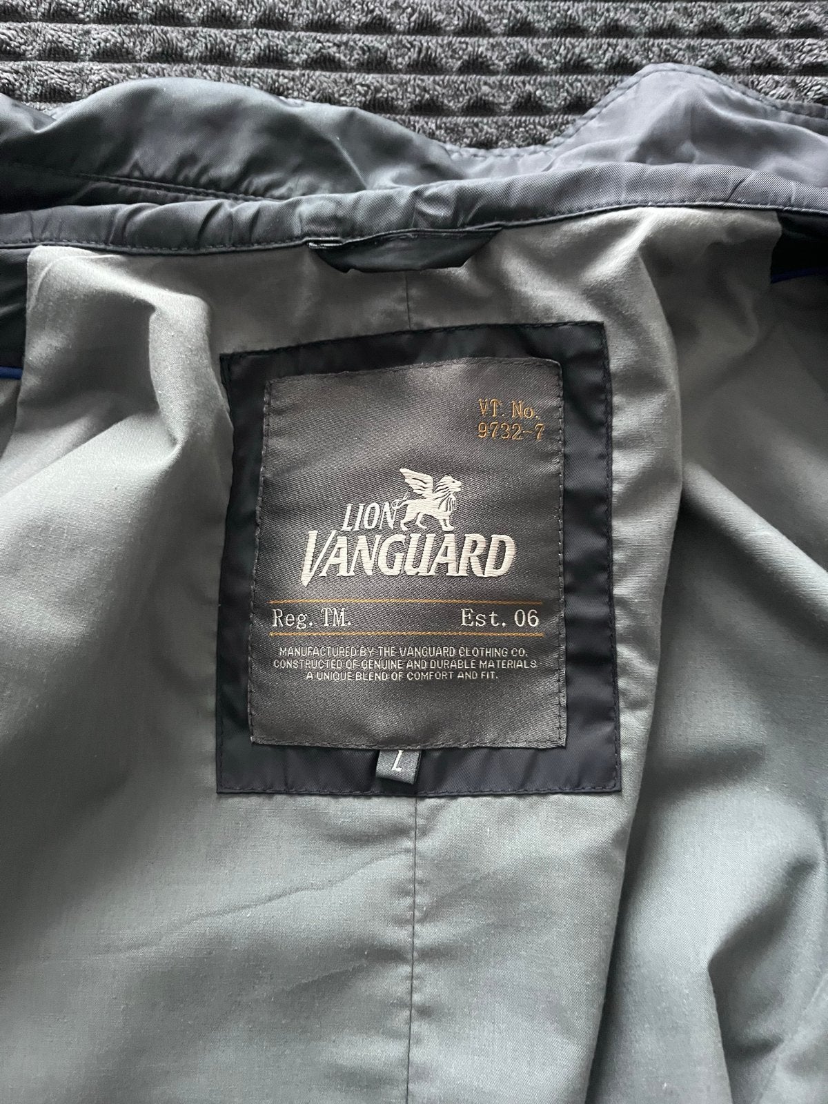 Vanguard herenjas zwart maat L, Kleding | Heren, Jassen | Zomer, Ophalen of Verzenden, Zo goed als nieuw, Maat 52/54 (L), Zwart