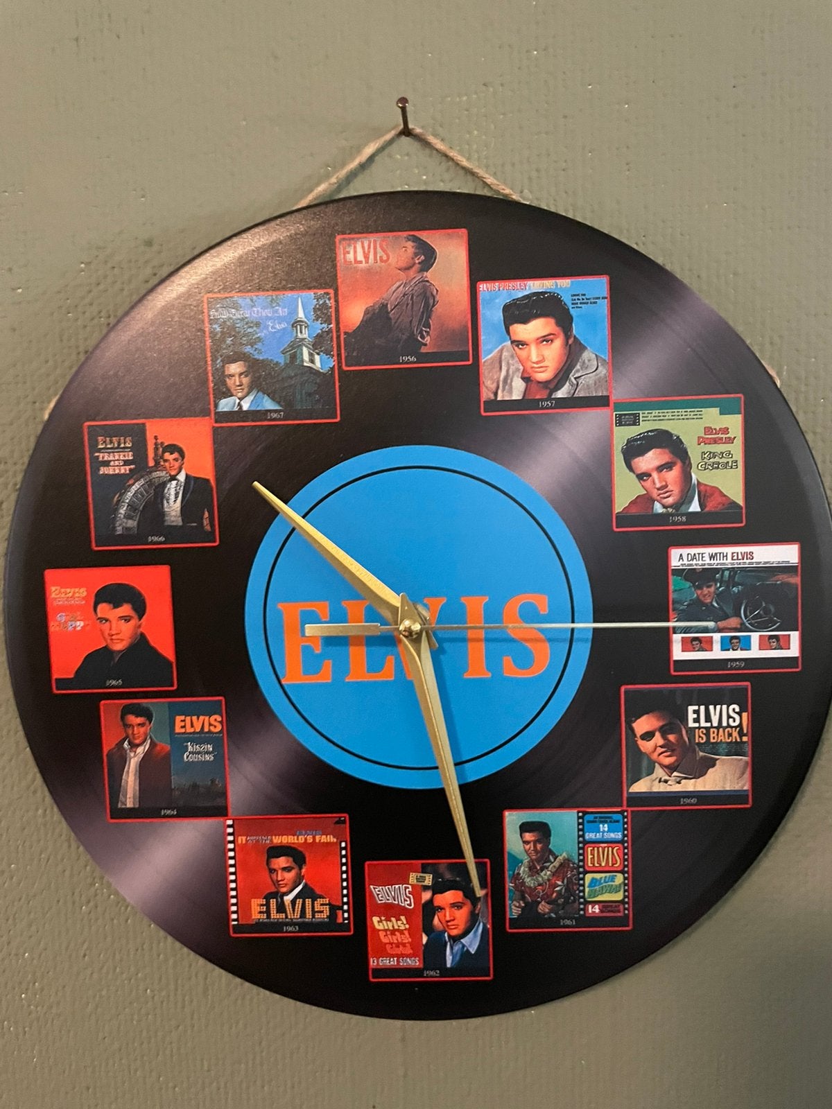 Te koop klok Elvis Presley, Ophalen of Verzenden, Nieuw in verpakking, 12 inch, Overige typen