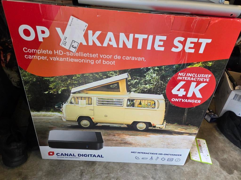 Canal Digitaal Op Vakantie Set - Complete HD Satellietset, Audio, Tv en Foto, Schotelantennes, Nieuw, (Schotel)antenne, Overige merken