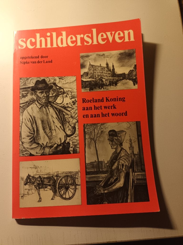 Roeland Koning 3- luik!!, Ophalen of Verzenden, Gelezen, Schilder- en Tekenkunst, Roeland koning