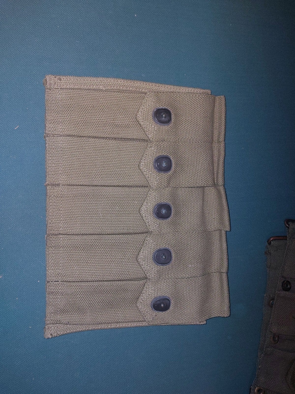 Originele ww2 us thomspon ammo pouch, Verzamelen, Ophalen of Verzenden, Amerika