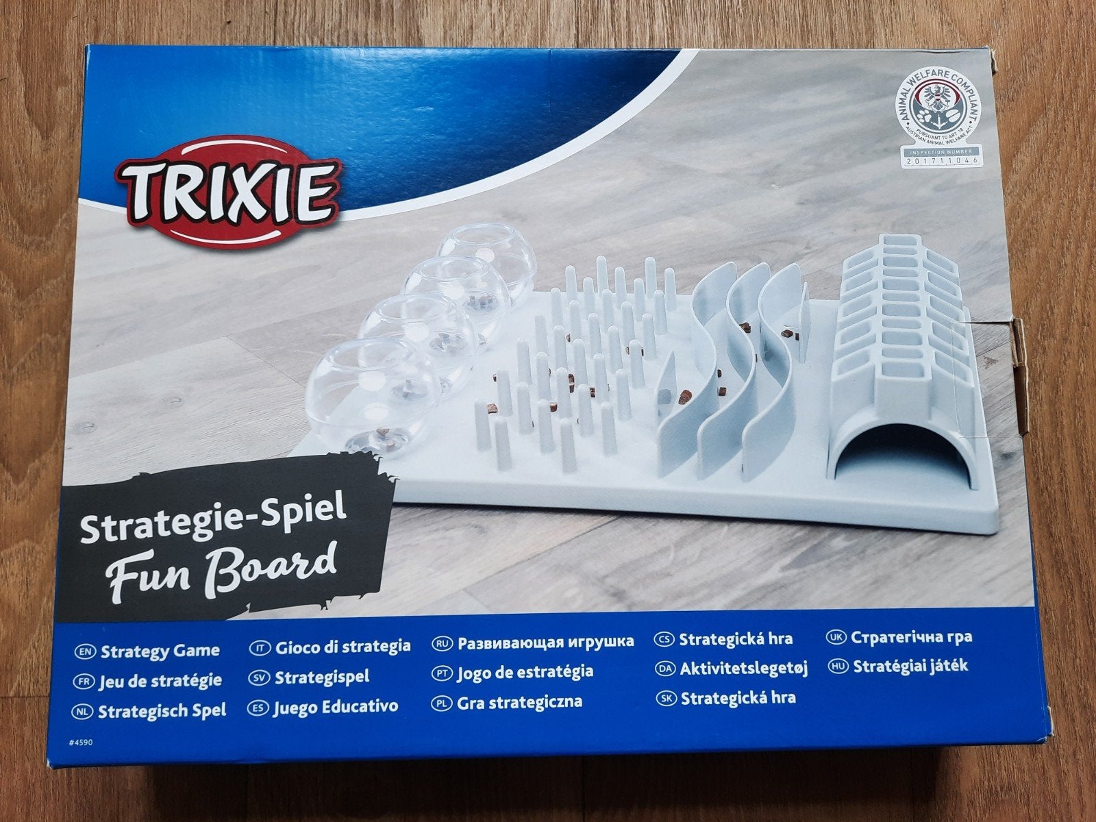 Trixie activity board voer en denkspel voor katten, Ophalen, Zo goed als nieuw, Intelligentiespeelgoed