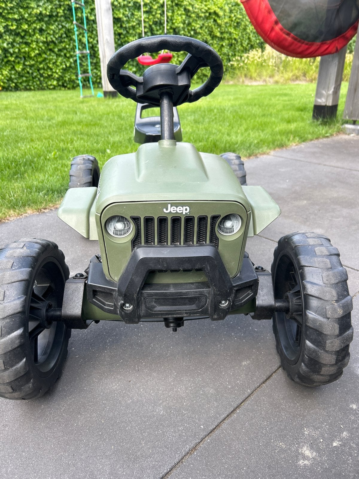 Stoere BERG Jeep Sahara skelter voor avontuurlijke kids, Ophalen, Gebruikt, Trapvoertuig