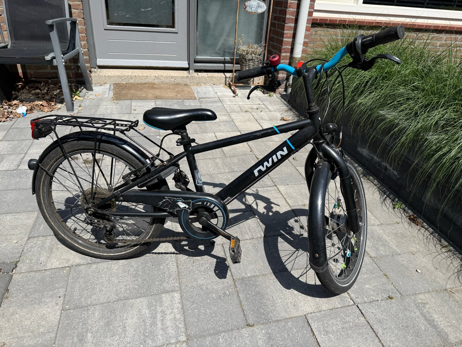 Btwin kinderfiets 20 inch, 6 versnellingen, Ophalen, Gebruikt, Velgrem, 16 tot 20 inch
