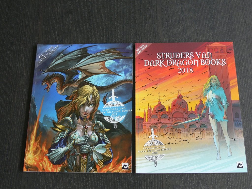 Strijders van dark Dragon Books 2017 en 2018, Meerdere stripboeken, Ophalen of Verzenden, Zo goed als nieuw