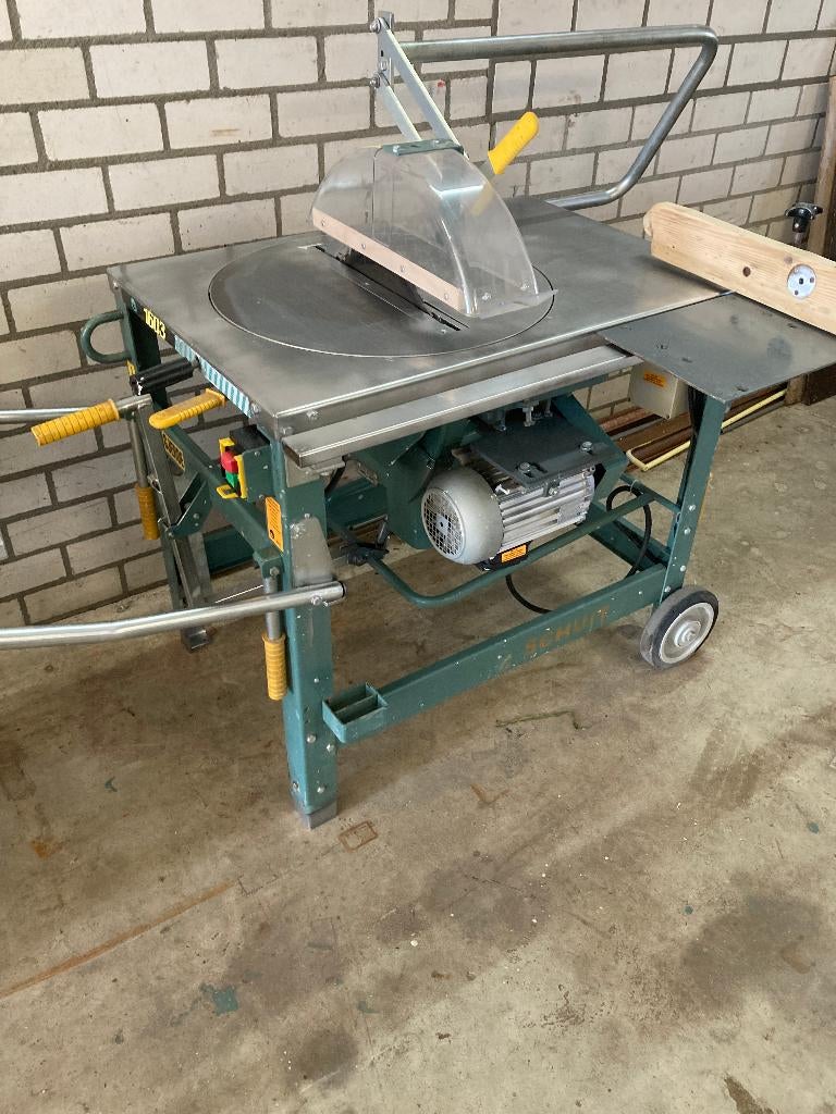 gjerde zaagtafel bouwzaag 380 volt, Doe-het-zelf en Verbouw, Gereedschap | Zaagmachines, Ophalen, Cirkelzaag, 70 mm of meer, Zo goed als nieuw