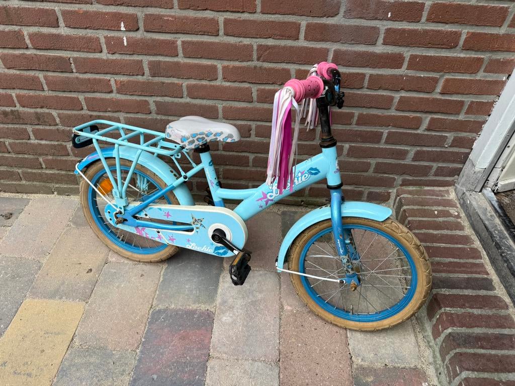 Loekie meisjesfiets, Fietsen en Brommers, Fietsen | Meisjes, Ophalen of Verzenden, Gebruikt, 16 inch