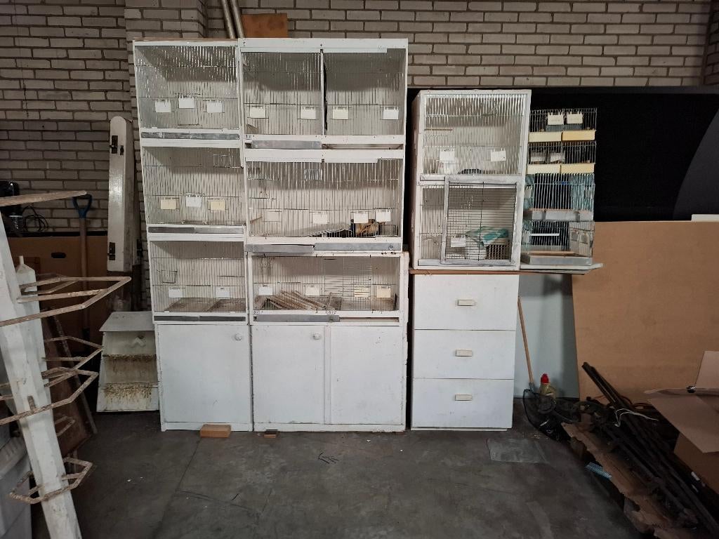 broedkooi en toebehoren, Dieren en Toebehoren, Vogels | Hokken en Kooien, Ophalen, Gebruikt, Overige materialen, Vogelkooi