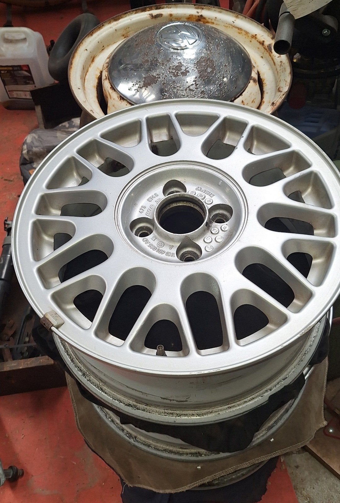 golf 3 velgen 1995, Ophalen, Gebruikt, 15 inch, Velg(en)